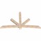 Ekena Millwork Alberta Smooth Timber Gable Bracket, Douglas Fir, 96"W x 56"H x 3 1/2"D x 5 1/2"F, 14/12 Pitch GBW096X56X0406ALB00SDF - alternate 3